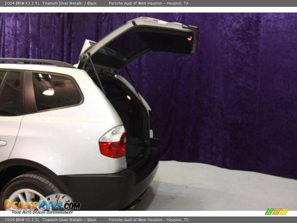 2004 BMW X3 2.5i Titanium Silver Metallic / Black Photo #33