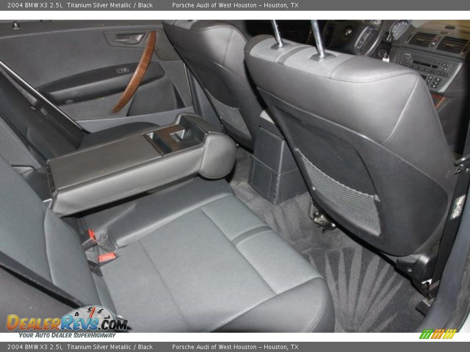 2004 BMW X3 2.5i Titanium Silver Metallic / Black Photo #34