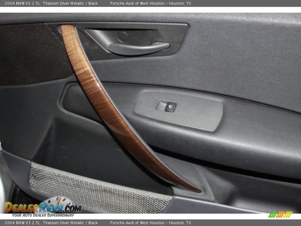 2004 BMW X3 2.5i Titanium Silver Metallic / Black Photo #35