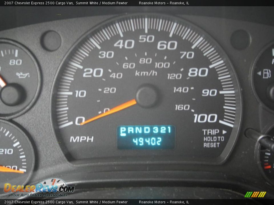 2007 Chevrolet Express 2500 Cargo Van Summit White / Medium Pewter Photo #17