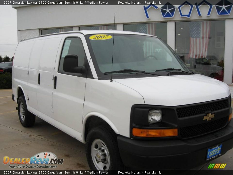 2007 Chevrolet Express 2500 Cargo Van Summit White / Medium Pewter Photo #27