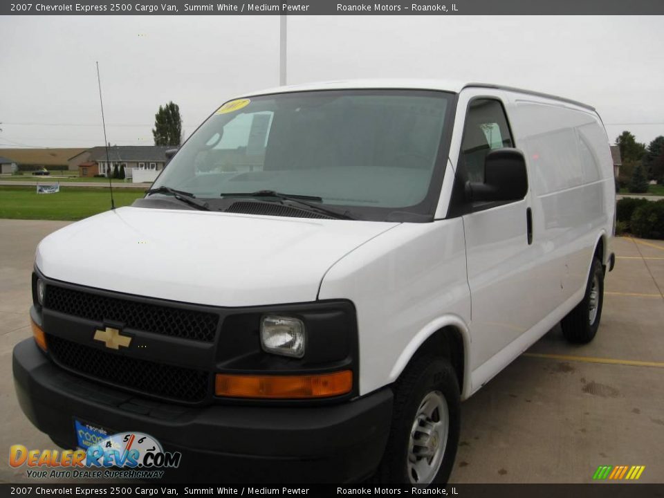 2007 Chevrolet Express 2500 Cargo Van Summit White / Medium Pewter Photo #28