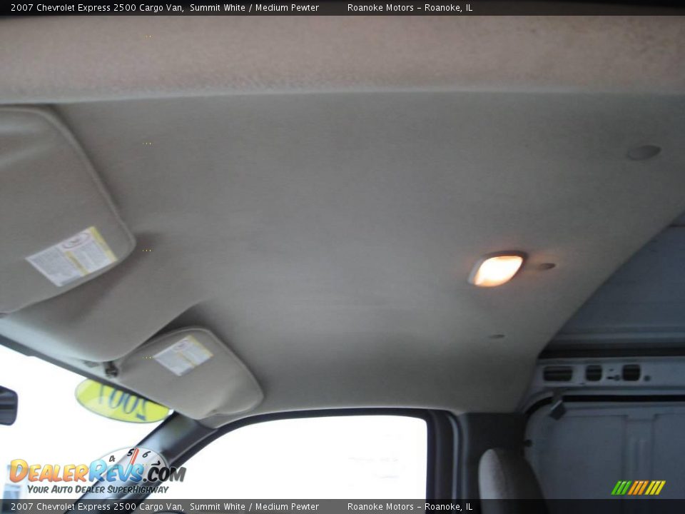2007 Chevrolet Express 2500 Cargo Van Summit White / Medium Pewter Photo #31