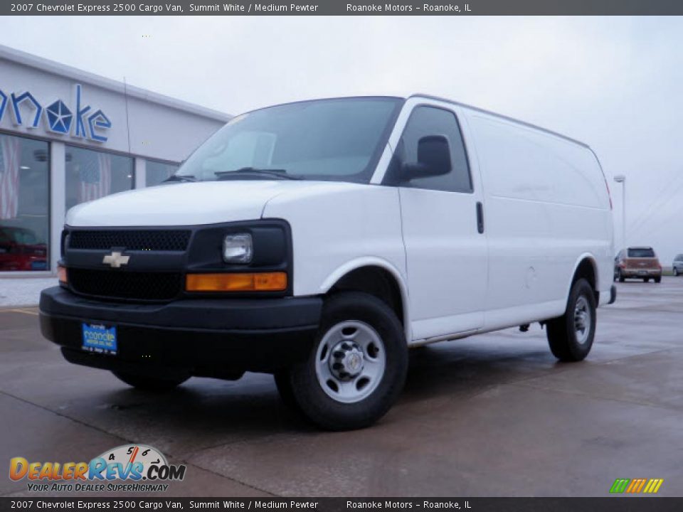 2007 Chevrolet Express 2500 Cargo Van Summit White / Medium Pewter Photo #32