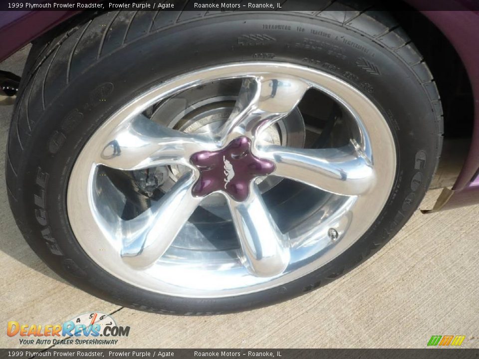 1999 Plymouth Prowler Roadster Prowler Purple / Agate Photo #12