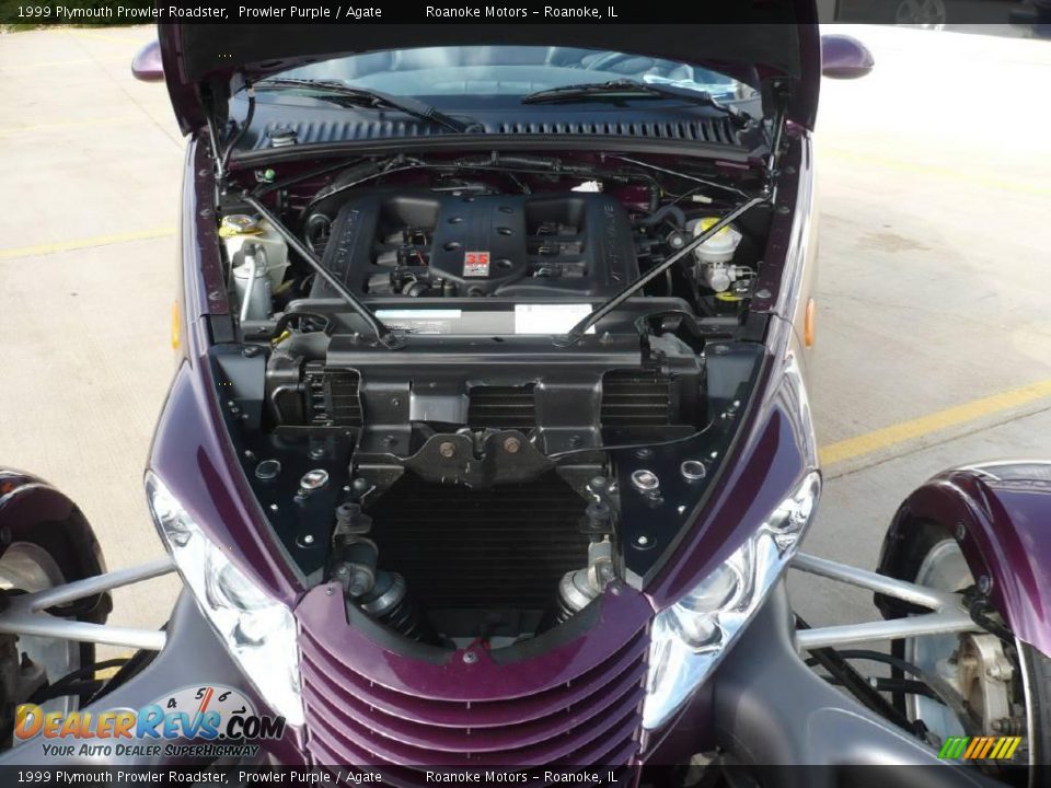 1999 Plymouth Prowler Roadster Prowler Purple / Agate Photo #18