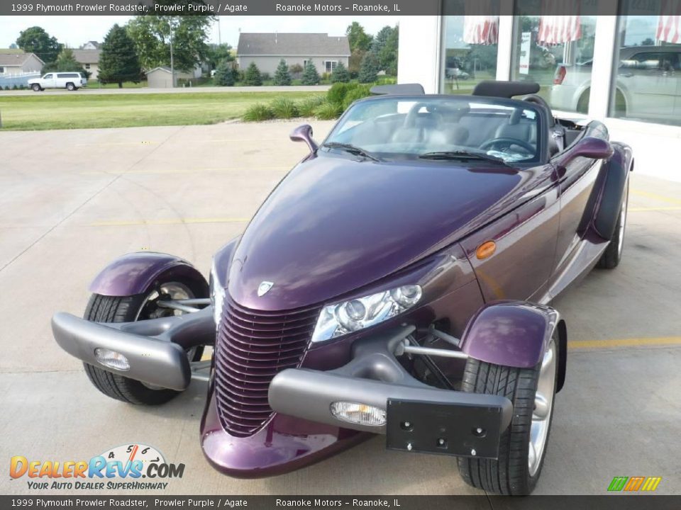 1999 Plymouth Prowler Roadster Prowler Purple / Agate Photo #22