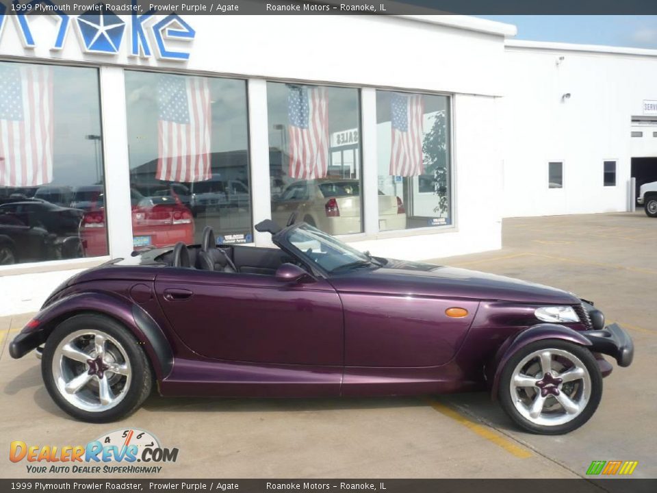 1999 Plymouth Prowler Roadster Prowler Purple / Agate Photo #23