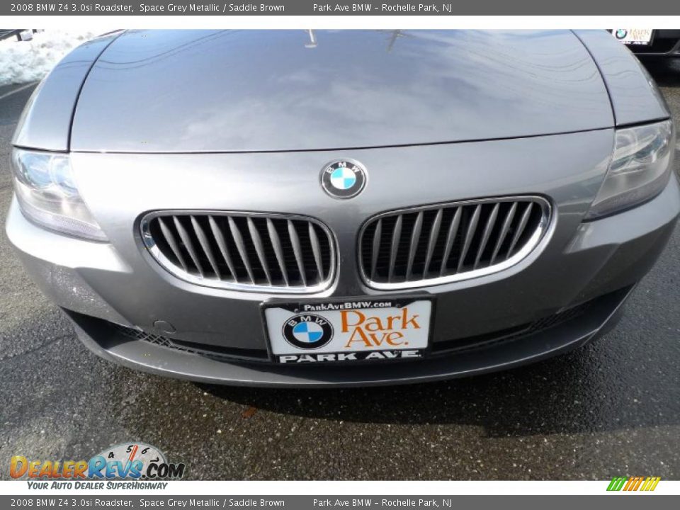 2008 BMW Z4 3.0si Roadster Space Grey Metallic / Saddle Brown Photo #5