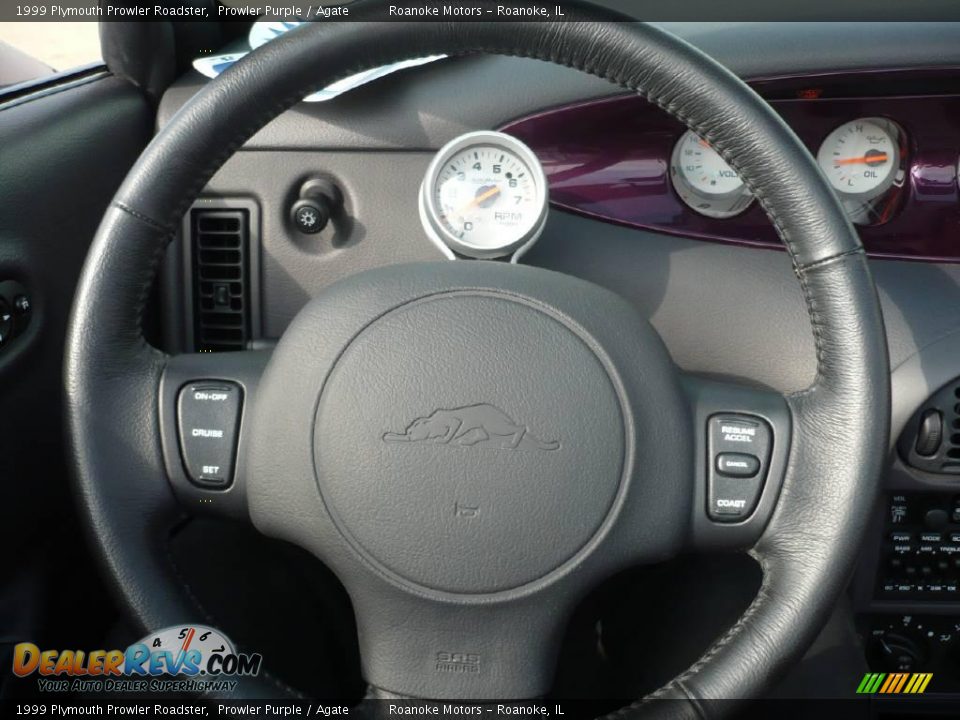1999 Plymouth Prowler Roadster Prowler Purple / Agate Photo #27