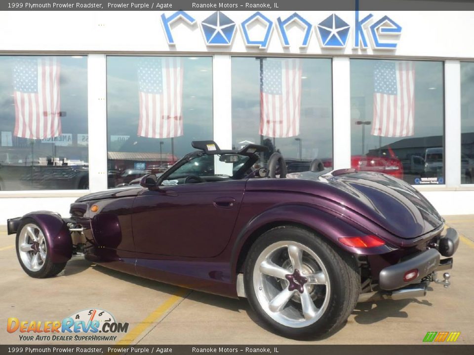 1999 Plymouth Prowler Roadster Prowler Purple / Agate Photo #32
