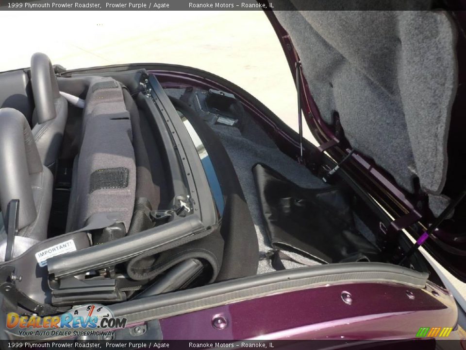1999 Plymouth Prowler Roadster Prowler Purple / Agate Photo #34