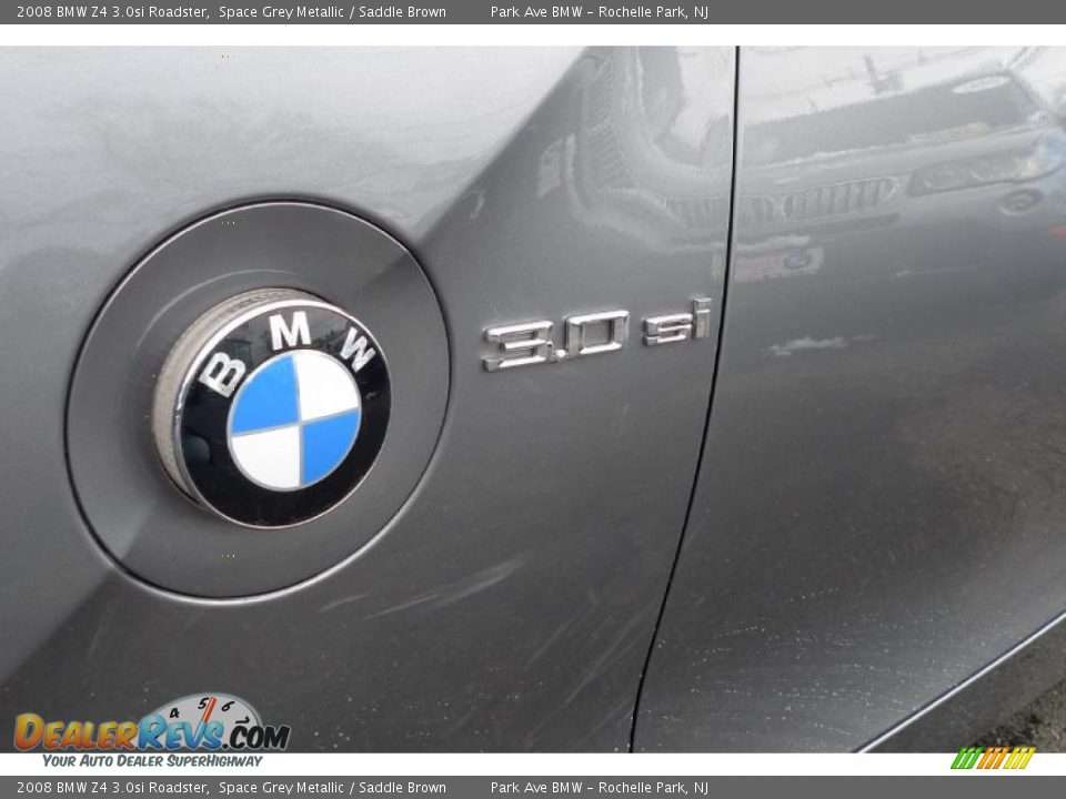2008 BMW Z4 3.0si Roadster Space Grey Metallic / Saddle Brown Photo #19