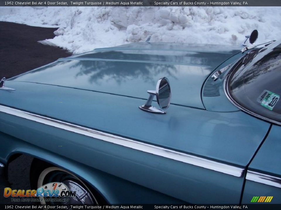 1962 Chevrolet Bel Air 4 Door Sedan Twilight Turquoise / Medium Aqua Metallic Photo #18