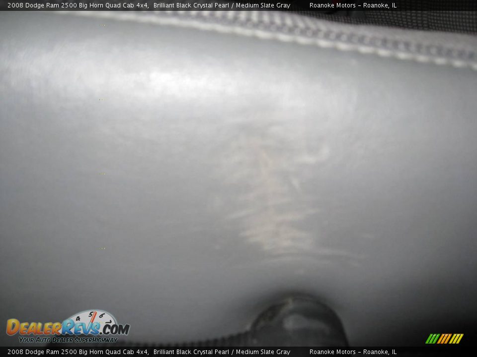 2008 Dodge Ram 2500 Big Horn Quad Cab 4x4 Brilliant Black Crystal Pearl / Medium Slate Gray Photo #21