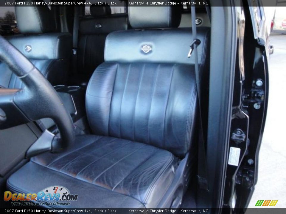 2007 Ford F150 Harley-Davidson SuperCrew 4x4 Black / Black Photo #9