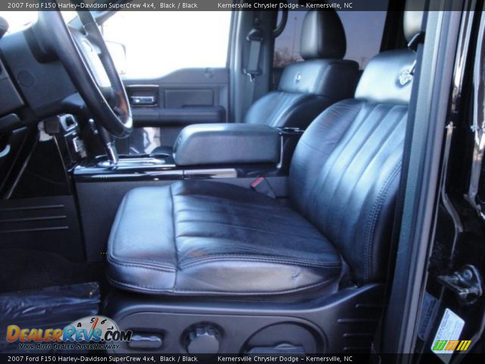 2007 Ford F150 Harley-Davidson SuperCrew 4x4 Black / Black Photo #10