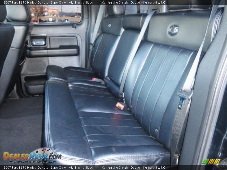 2007 Ford F150 Harley-Davidson SuperCrew 4x4 Black / Black Photo #12