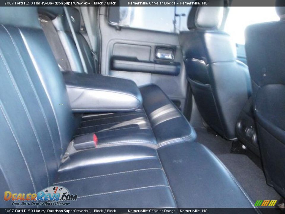 2007 Ford F150 Harley-Davidson SuperCrew 4x4 Black / Black Photo #14