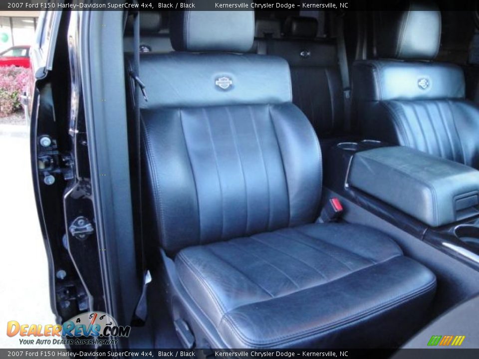 2007 Ford F150 Harley-Davidson SuperCrew 4x4 Black / Black Photo #15