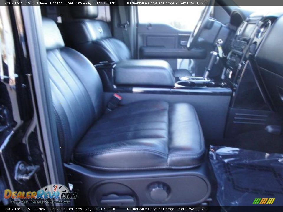 2007 Ford F150 Harley-Davidson SuperCrew 4x4 Black / Black Photo #16