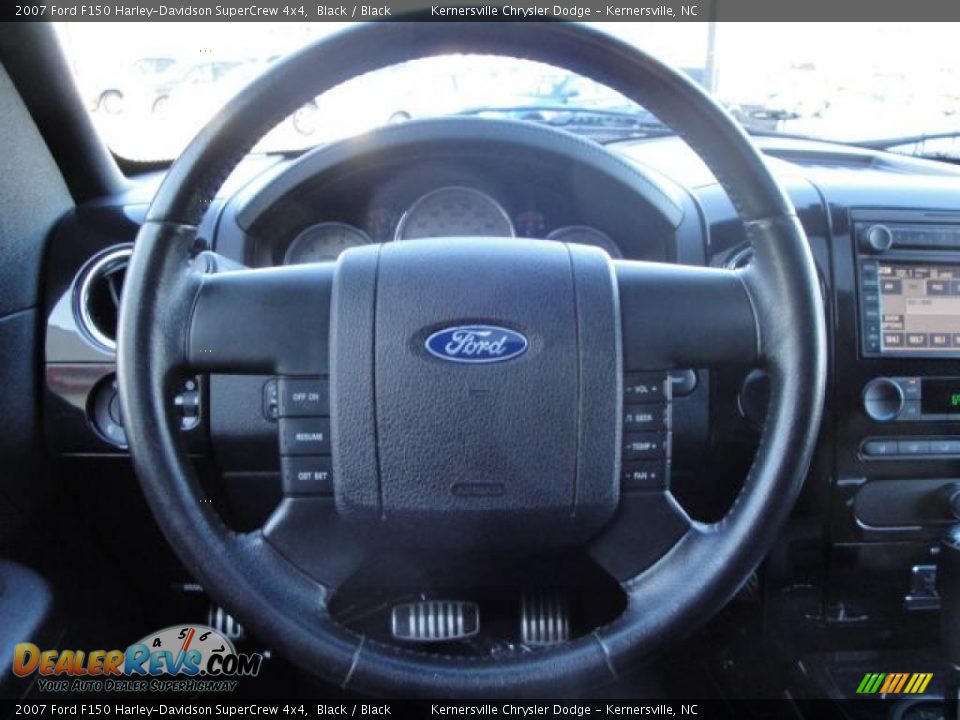 2007 Ford F150 Harley-Davidson SuperCrew 4x4 Black / Black Photo #25
