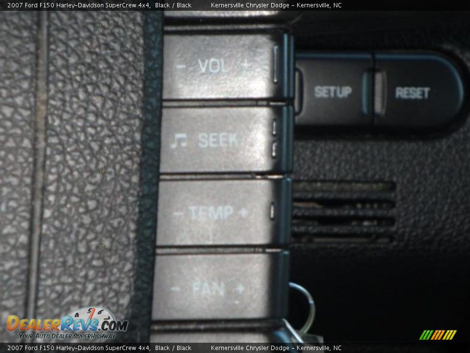 2007 Ford F150 Harley-Davidson SuperCrew 4x4 Black / Black Photo #26