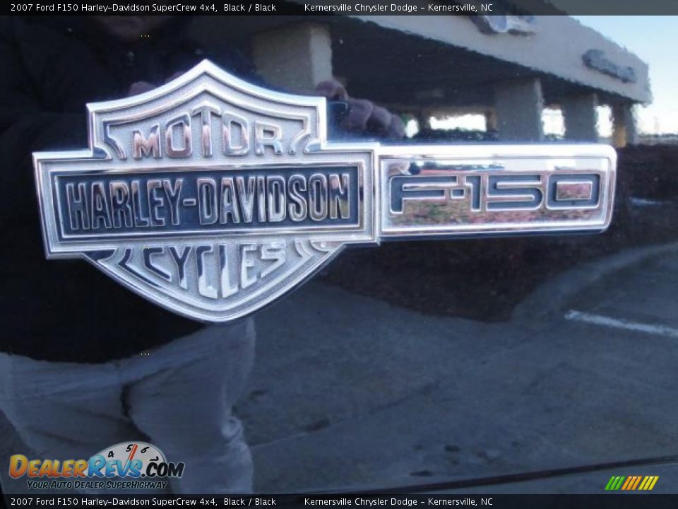 2007 Ford F150 Harley-Davidson SuperCrew 4x4 Black / Black Photo #34