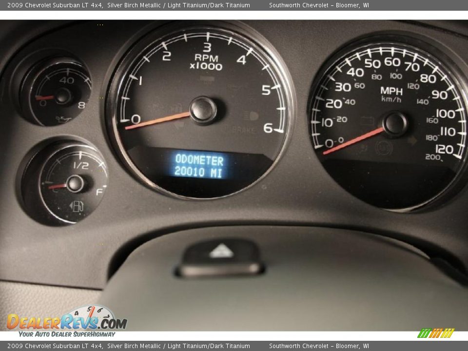 2009 Chevrolet Suburban LT 4x4 Silver Birch Metallic / Light Titanium/Dark Titanium Photo #8