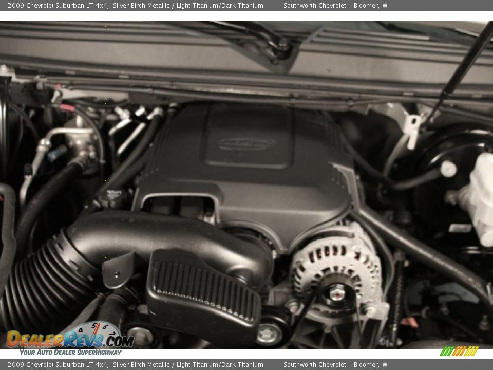 2009 Chevrolet Suburban LT 4x4 Silver Birch Metallic / Light Titanium/Dark Titanium Photo #13