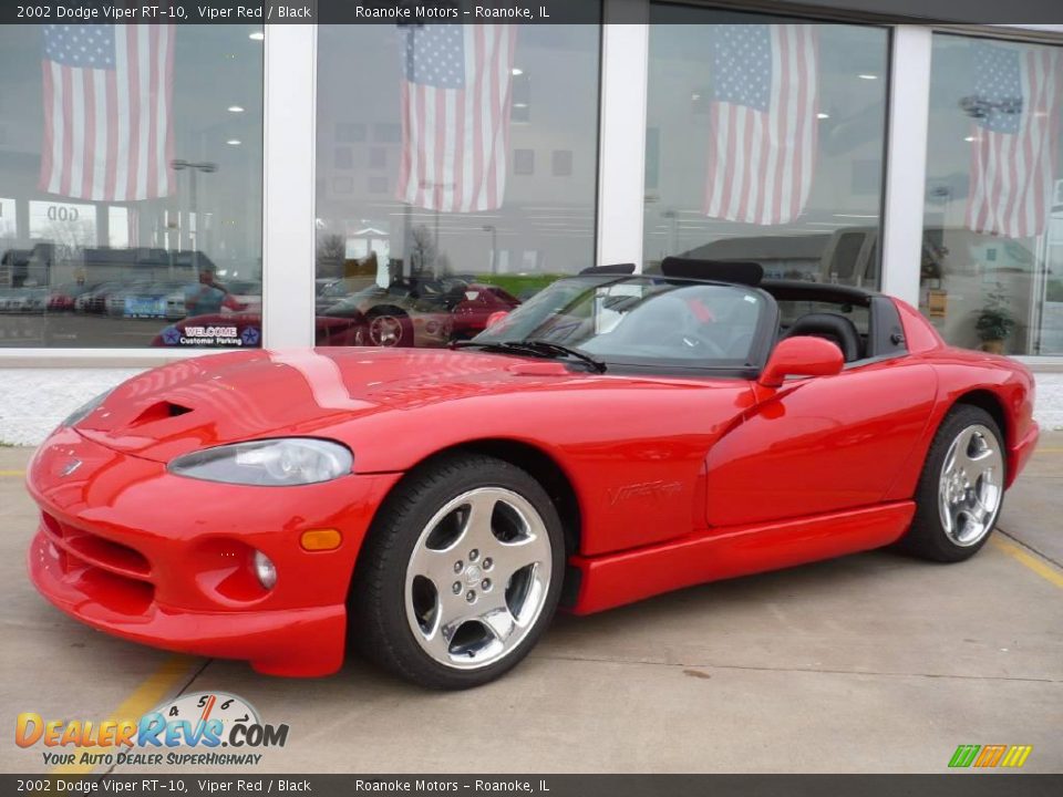 2002 Dodge Viper RT-10 Viper Red / Black Photo #2