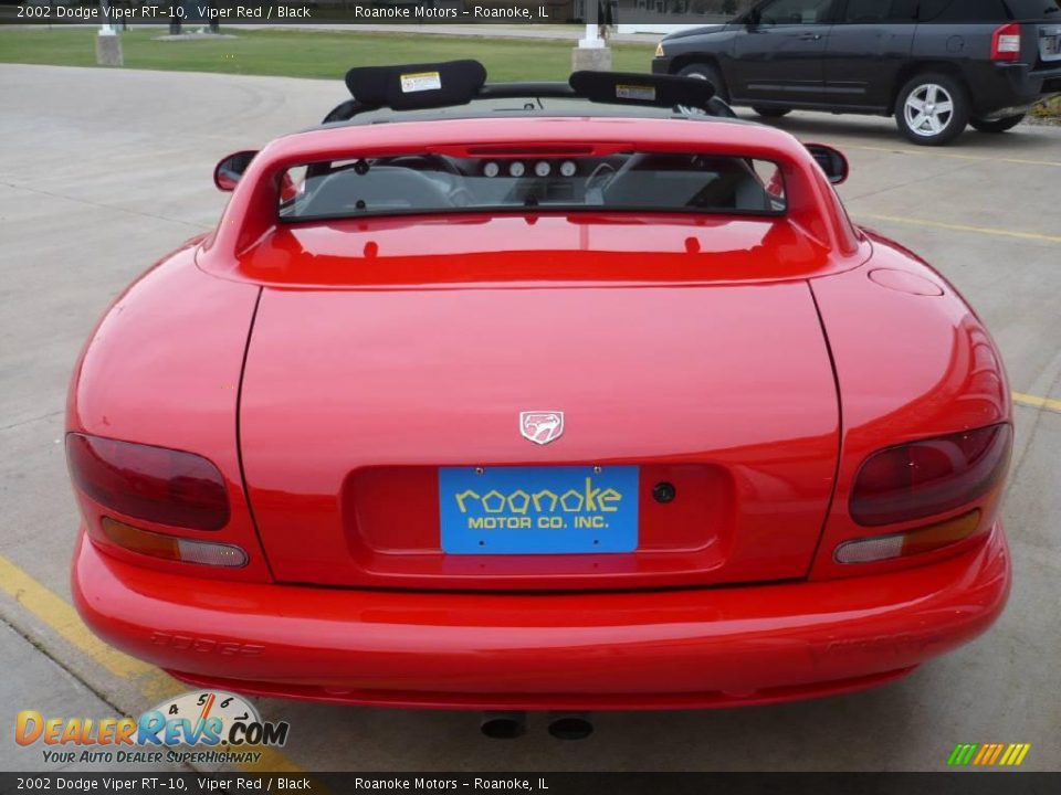2002 Dodge Viper RT-10 Viper Red / Black Photo #9