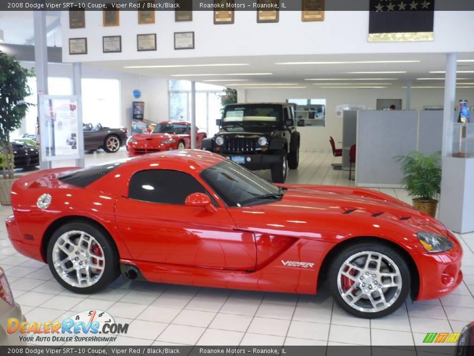 2008 Dodge Viper SRT-10 Coupe Viper Red / Black/Black Photo #1