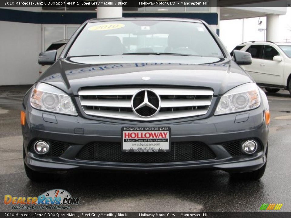 2010 Mercedes-Benz C 300 Sport 4Matic Steel Grey Metallic / Black Photo #2