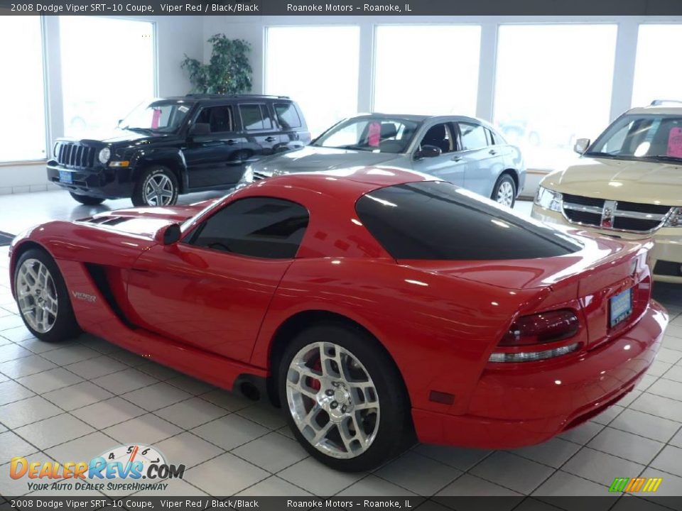 2008 Dodge Viper SRT-10 Coupe Viper Red / Black/Black Photo #7