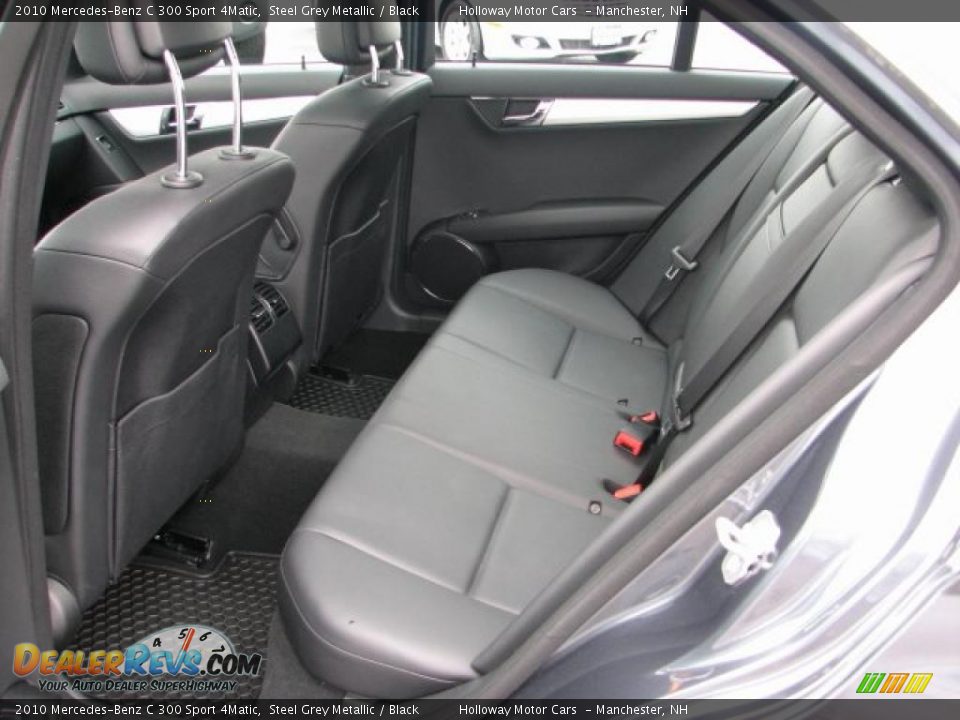 2010 Mercedes-Benz C 300 Sport 4Matic Steel Grey Metallic / Black Photo #6