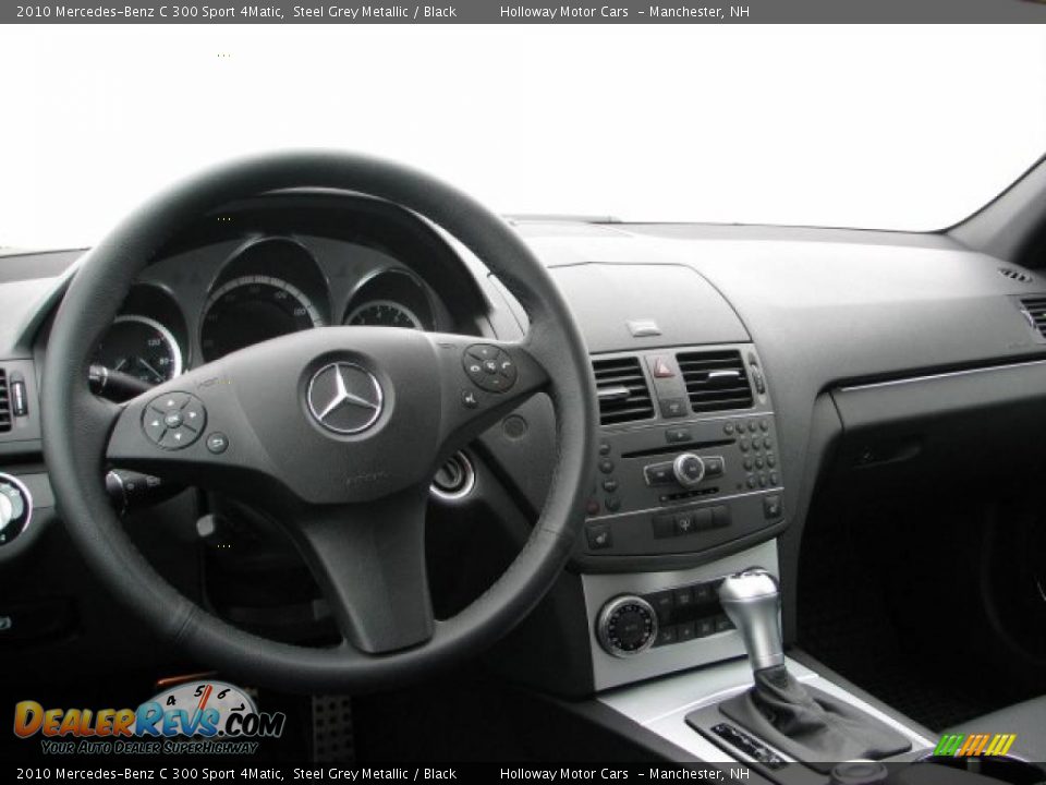 2010 Mercedes-Benz C 300 Sport 4Matic Steel Grey Metallic / Black Photo #7