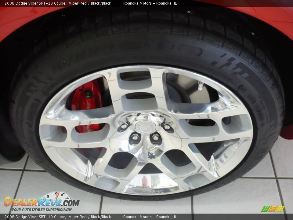 2008 Dodge Viper SRT-10 Coupe Viper Red / Black/Black Photo #11