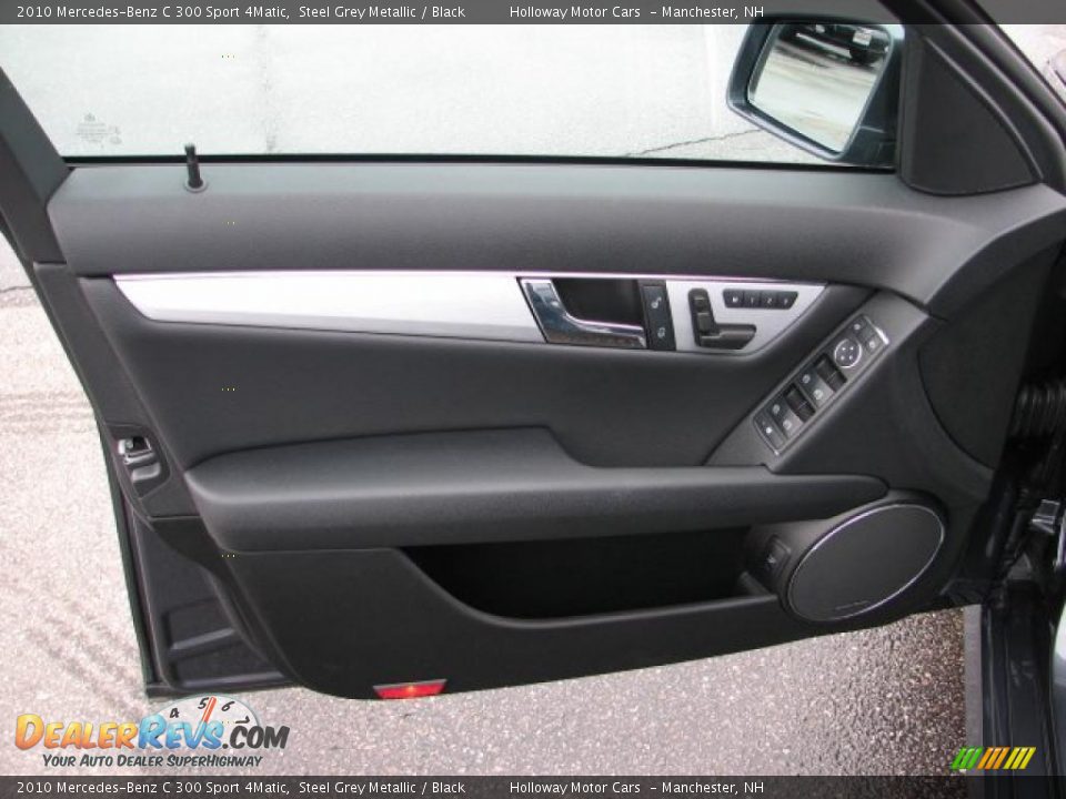 2010 Mercedes-Benz C 300 Sport 4Matic Steel Grey Metallic / Black Photo #8