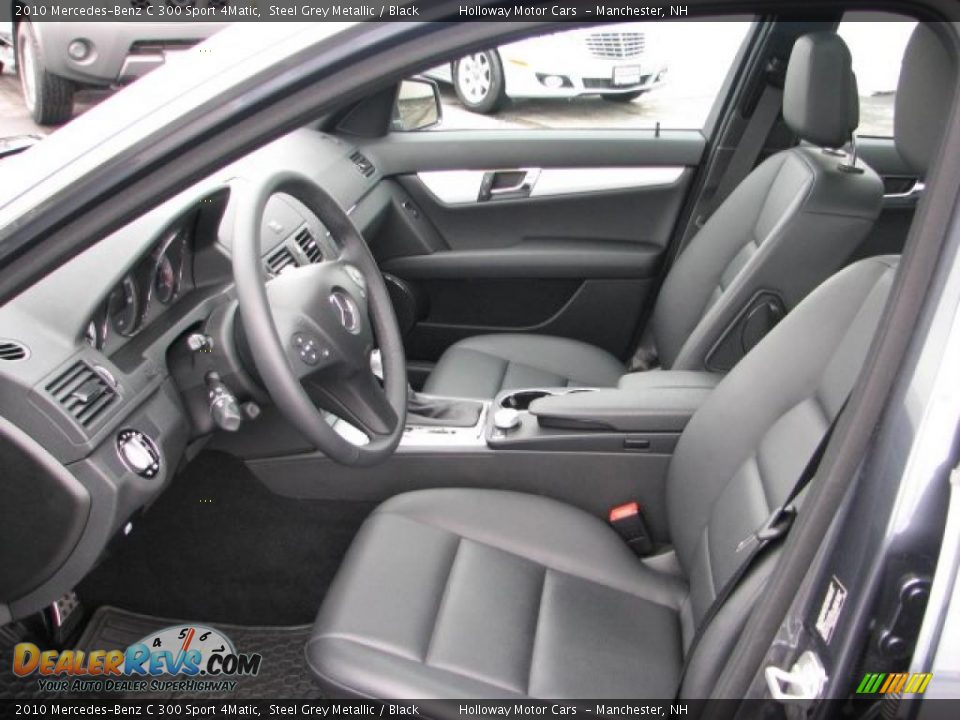 2010 Mercedes-Benz C 300 Sport 4Matic Steel Grey Metallic / Black Photo #9
