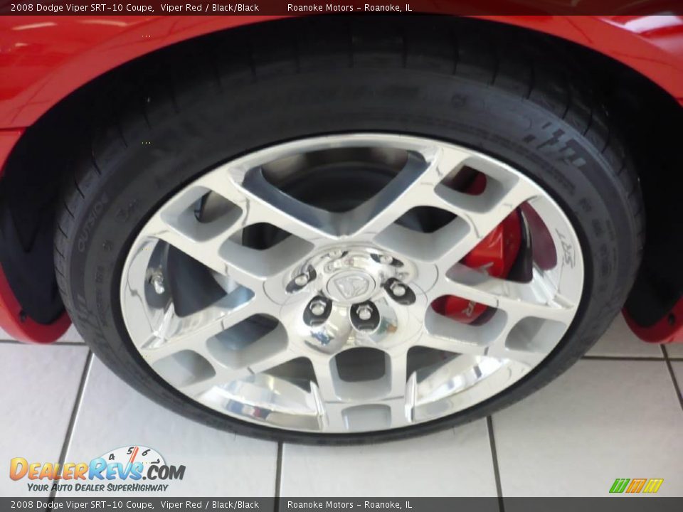 2008 Dodge Viper SRT-10 Coupe Viper Red / Black/Black Photo #14
