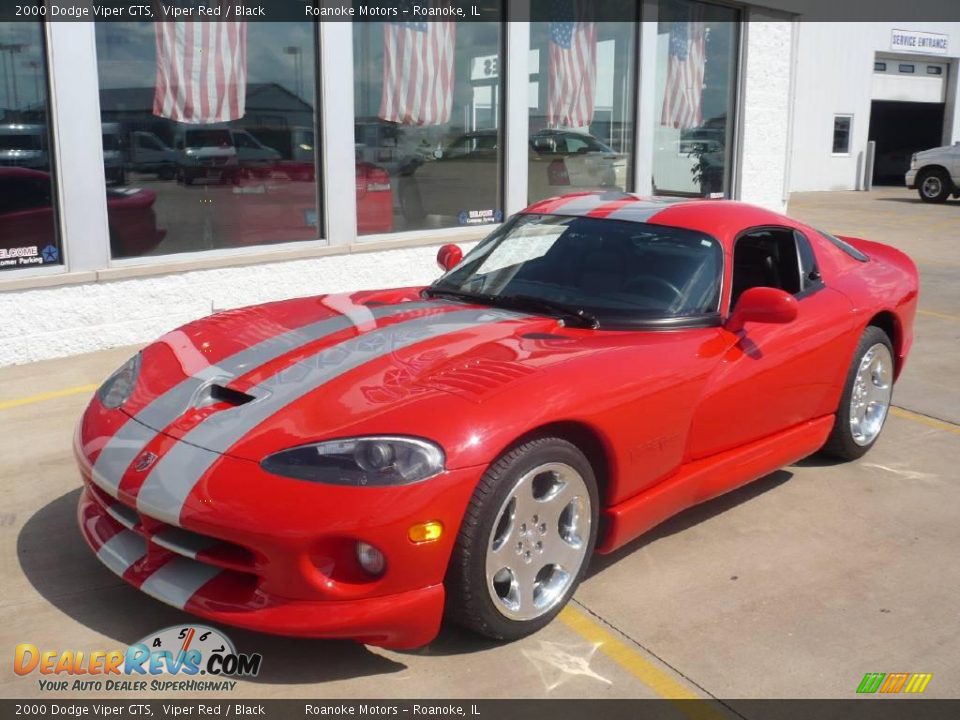 2000 Dodge Viper GTS Viper Red / Black Photo #2