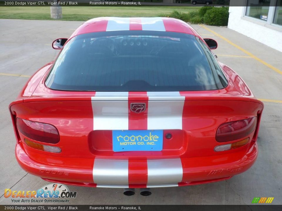 2000 Dodge Viper GTS Viper Red / Black Photo #4