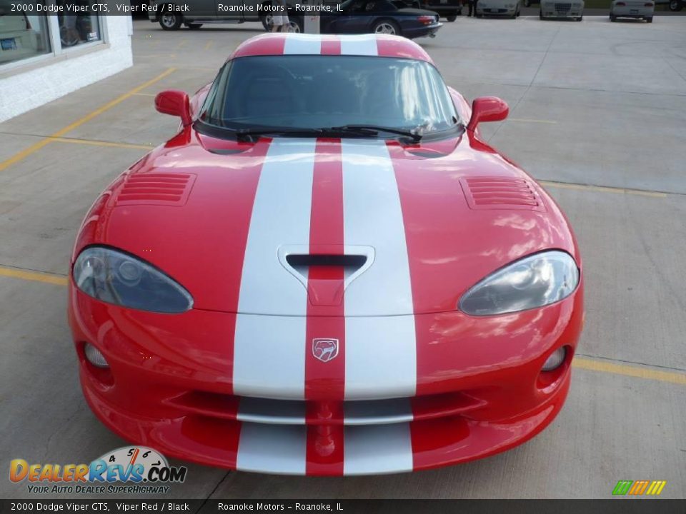 2000 Dodge Viper GTS Viper Red / Black Photo #6