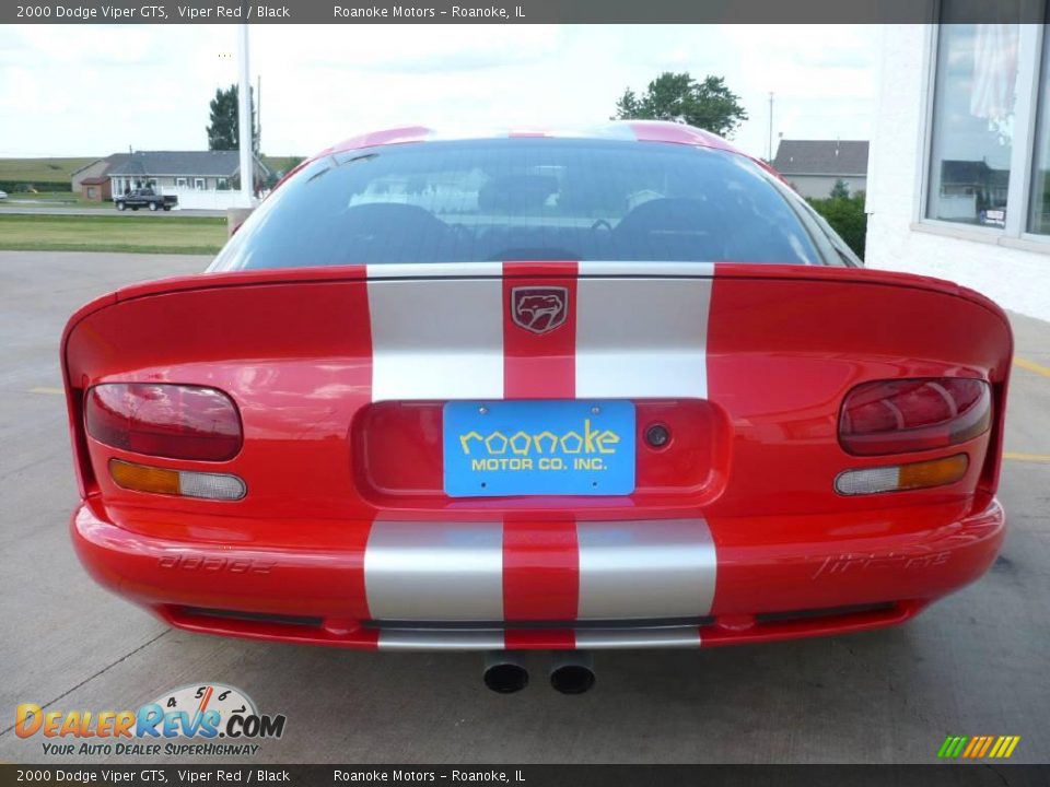 2000 Dodge Viper GTS Viper Red / Black Photo #17