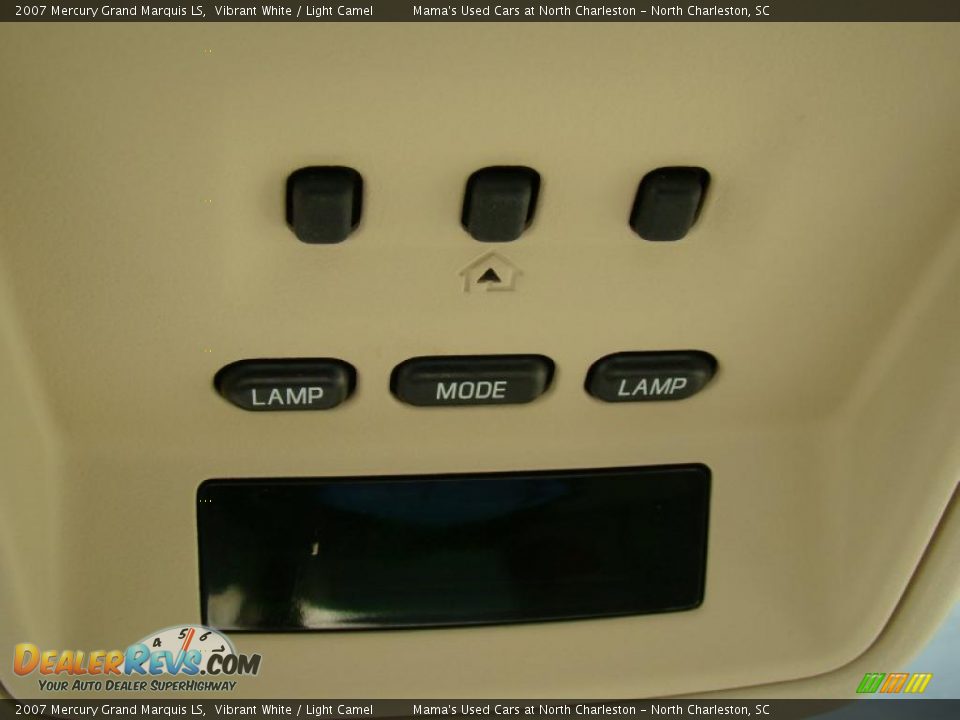 2007 Mercury Grand Marquis LS Vibrant White / Light Camel Photo #28