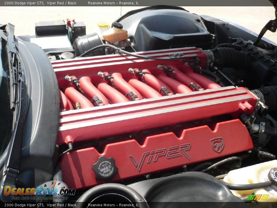 2000 Dodge Viper GTS Viper Red / Black Photo #26