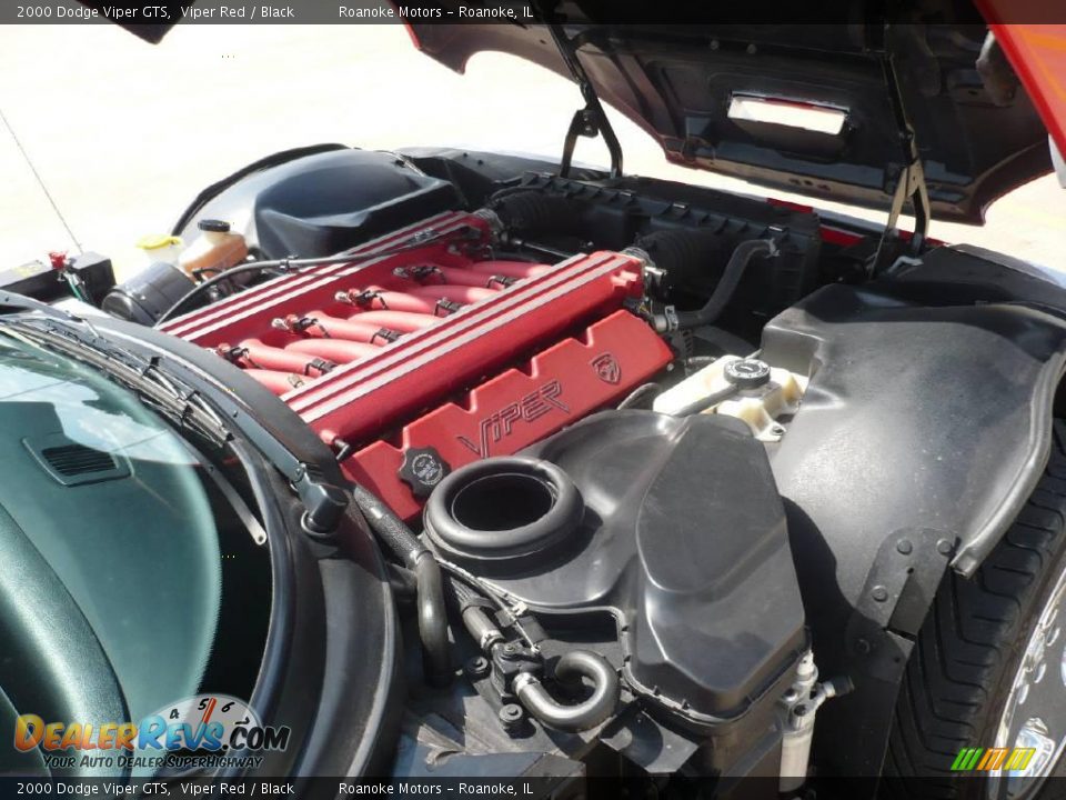 2000 Dodge Viper GTS Viper Red / Black Photo #27