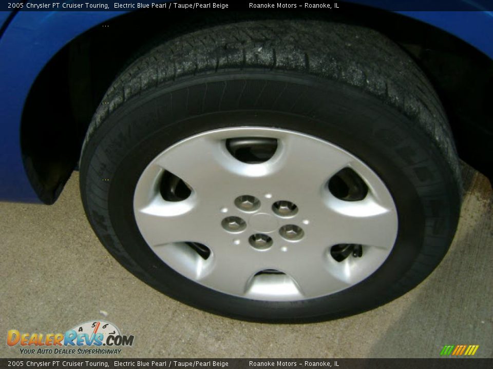 2005 Chrysler PT Cruiser Touring Electric Blue Pearl / Taupe/Pearl Beige Photo #3