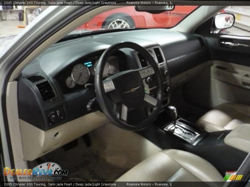 2005 Chrysler 300 Touring Satin Jade Pearl / Deep Jade/Light Graystone Photo #3